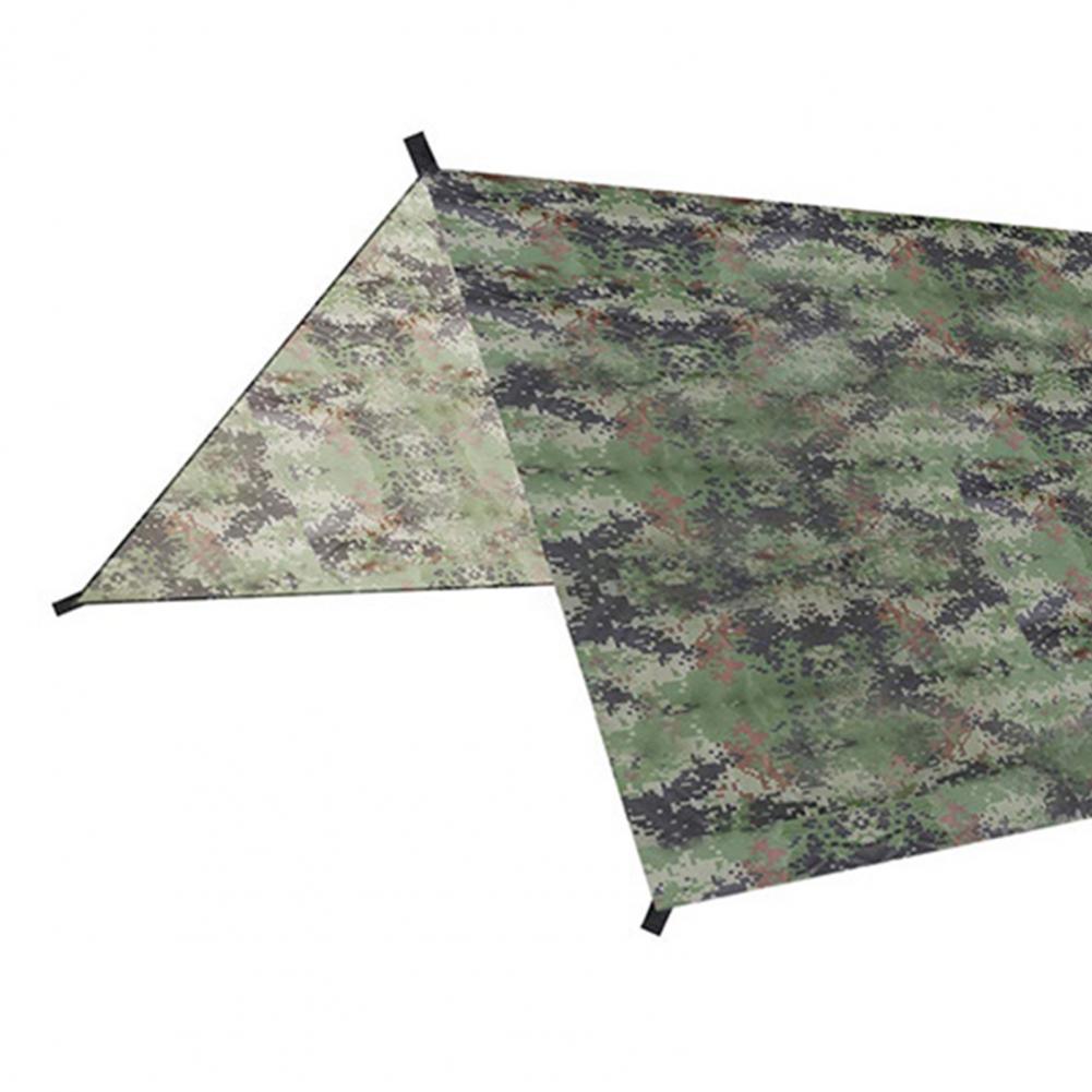 Outdoor camouflage canopy, awning, ultra-light, moisture-proof, waterproof and sun-proof beach shade tent cloth, moisture-proof mat