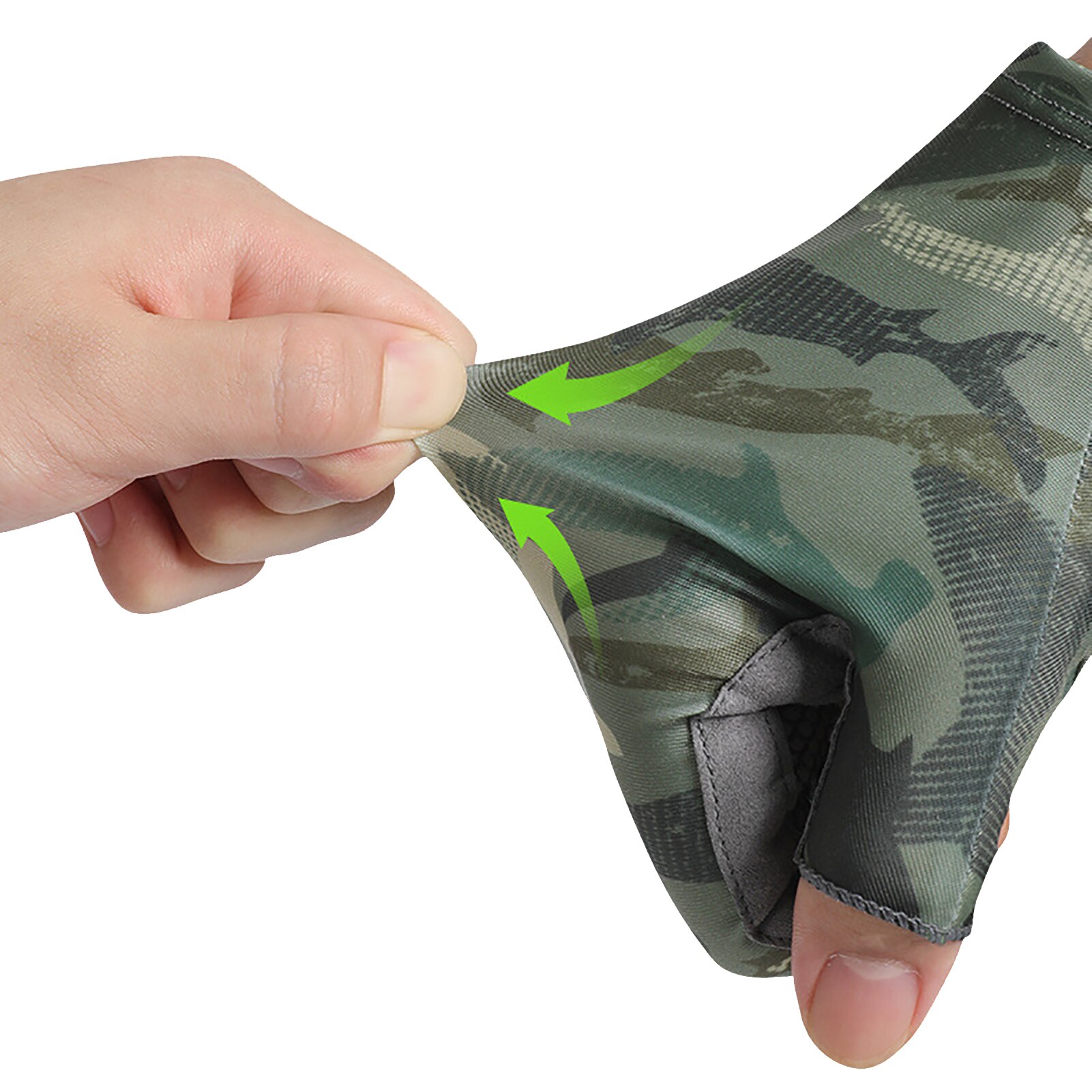 Rękawice ochronne UV sportowe rękawice wędkarskie oddychające letnie antypoślizgowe rękawiczki bez palców na wolnym powietrzu Turystyka piesza kolarstwo kajakowe