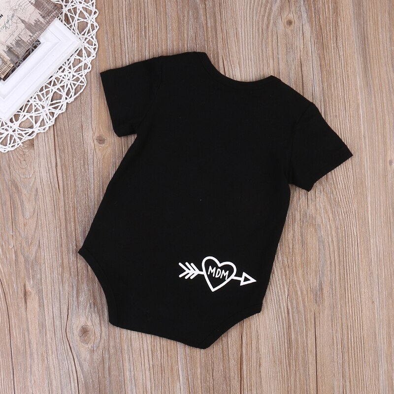 Hallo Hallo Baby Shop Kleinkind Neugeborenen Kinder Mädchen Jungen Brief Drucken Kurzarm Baumwolle Body 0-24M