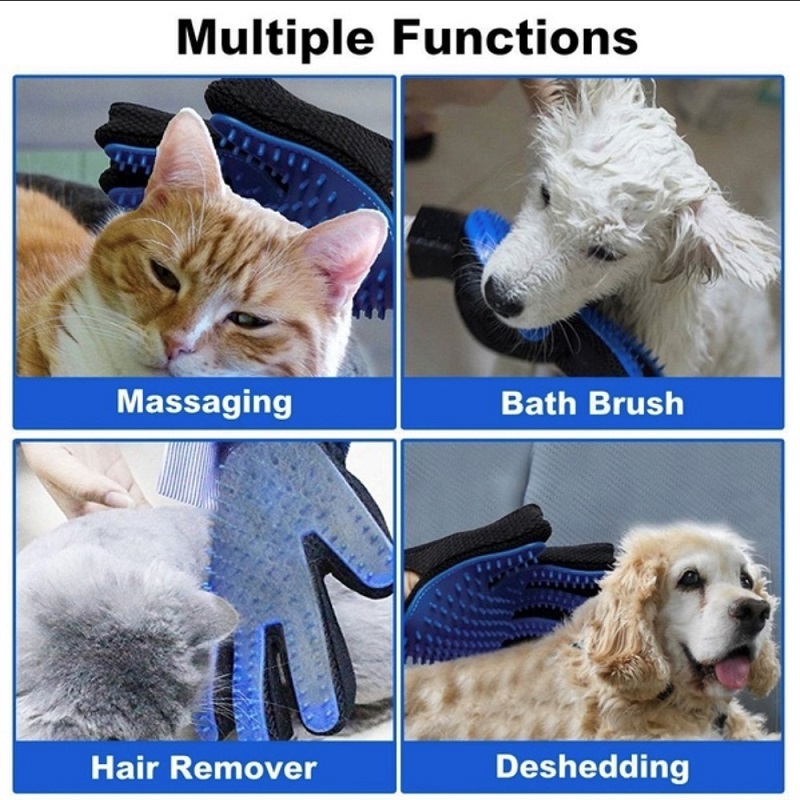 Gants pour chat, brosse pour animaux de compagnie, gant de toilettage pour chat, bain pour chien, fournitures de nettoyage pour chat, produits pour chiens et chats