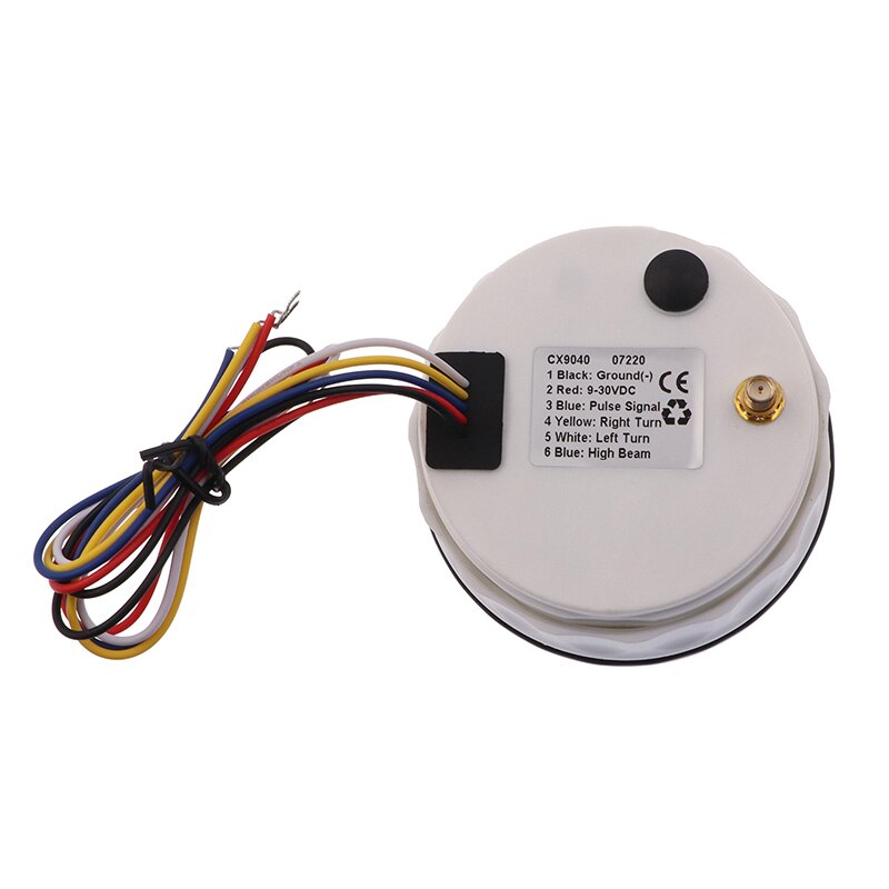 Digital Speedometer 120 KM/H 200 KM/H With Left Right High Beam Indicator Lights For Car Boat Speed Meter Gauge 12V/24V
