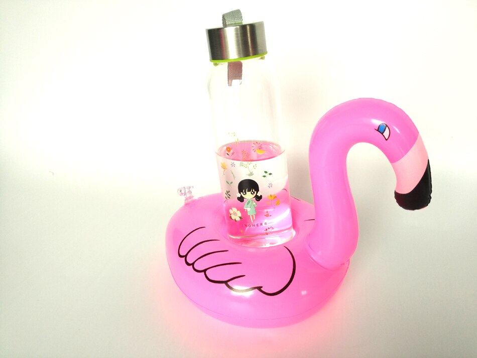 3 st mini uppblåsbar flamingo drinkhållare mugghållare pool flyter sommar simning fest vatten roliga leksaker för vuxna barn