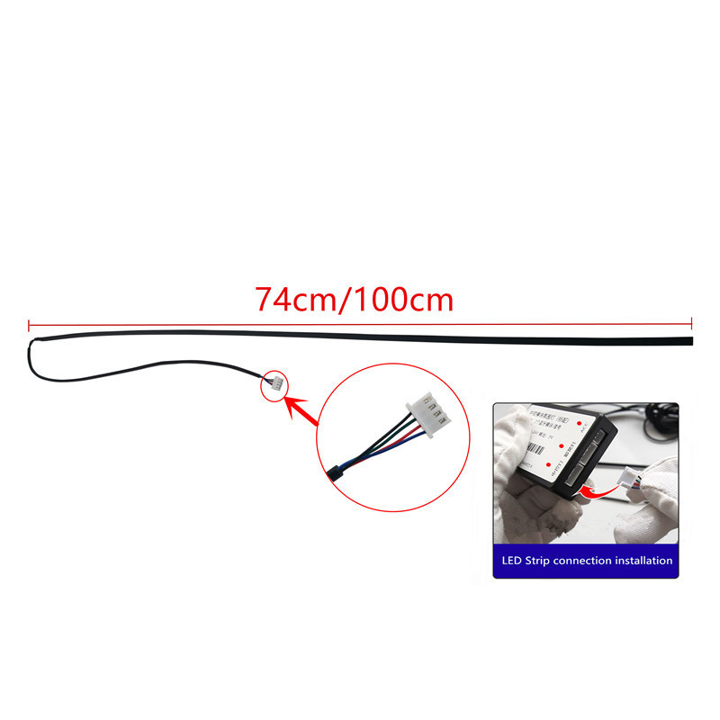 Car Interior Ambience Lamp LED Acrylic Optical Fiber Strip