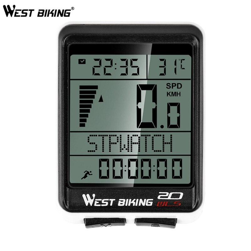 Bike Computer Five languages Multi-Functions Bicycle Speedometer Counter Odometer Wireles Waterproof Cycling Computer Automatic