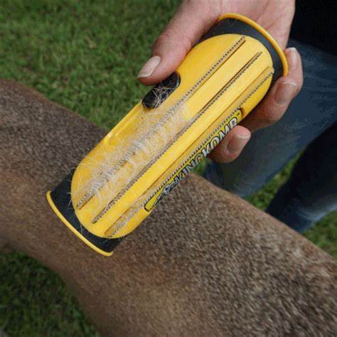 Dog Cat Horse Kingkomb Self Cleaning 3 Blades Brush With King Rubber Bristles Ultimate Desheeding Tool Komb Comb