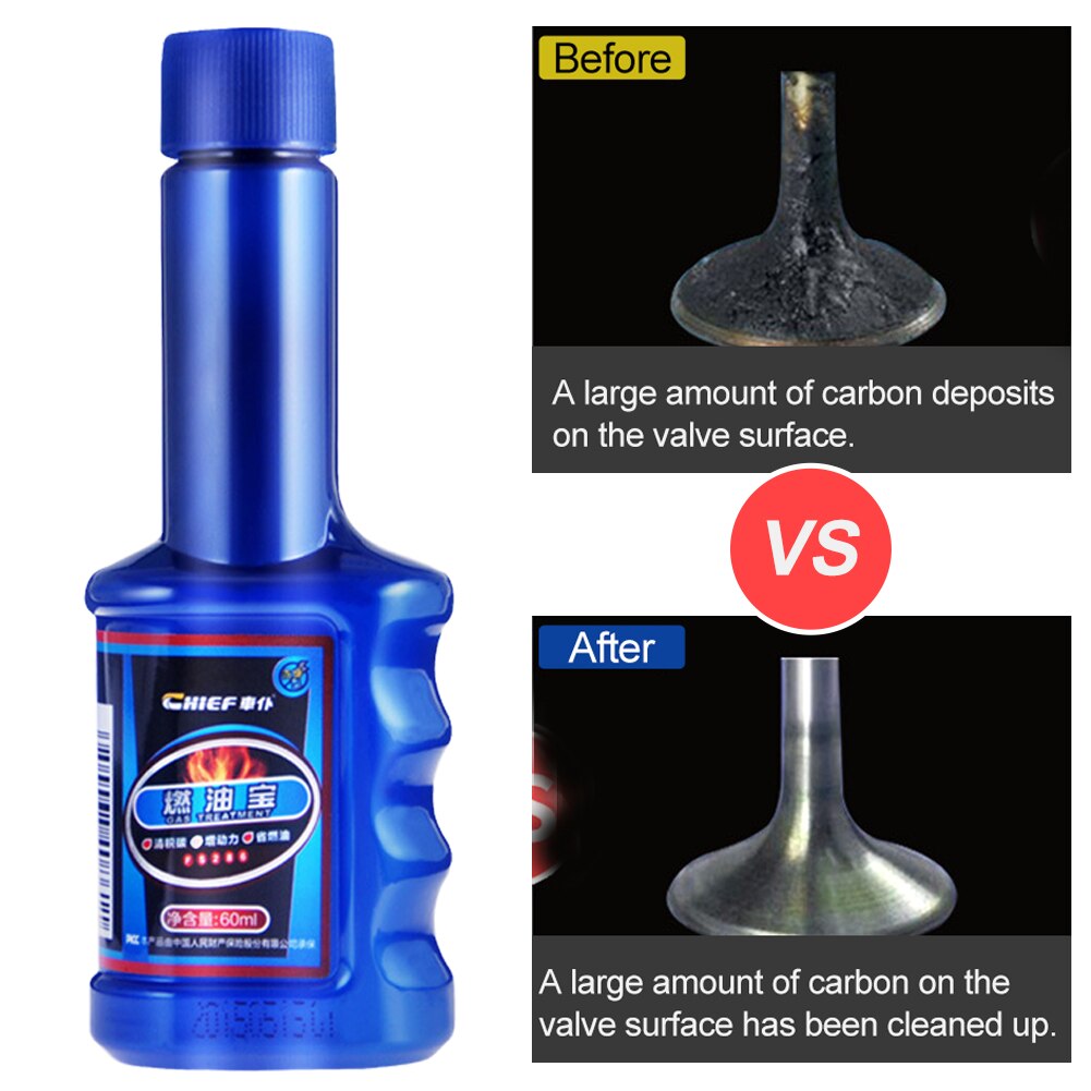 60Ml Brandstof Benzine Injector Cleaner Auto Systeem Benzine Saver Besparen Gas Olie Additief Herstellen Saving Brandstof Clear Carbon storting