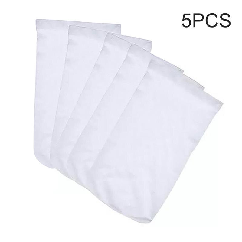 5/10 Pcs/Set Filter Opslag Zwembad Skimmer Sokken Nylon Zwembad Filter Sokken Voor Manden En Skimmers Wit Zwembad levert: 5 pcs