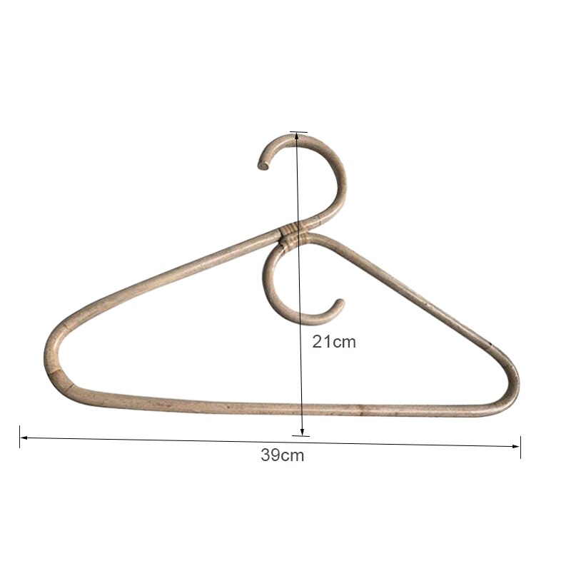 Rotan kledinghanger stijl, kleding organizer, rek volwassen hanger, kamerdecoratie hanger voor uw kleding .1 stuks