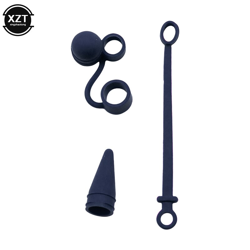 Cap Houder/Nib Cover/Kabel Adapter Tether Voor Apple Potlood voor iPad Pro Potlood 180208: Blauw