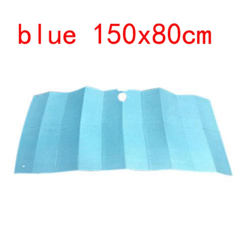 Przednia szyba odcień lekka folia aluminiowa akordeon składany automatyczny osłona przeciwsłoneczna bloki promienie UV osłona przeciwsłoneczna osłona wnętrza samochodu: niebieski 150x80cm