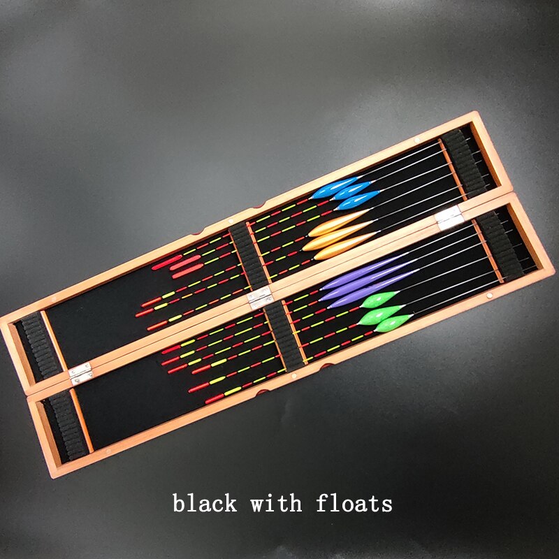 55*9*3cm Fishing Tackle Box Wooden Painted Storage Box For Balsa Fishing Floats Carp Fishing Accessory B547: Burgundy