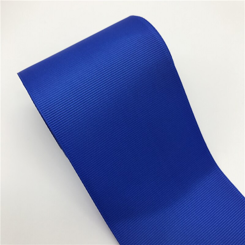5Yards 3" 75mm Grosgrain Ribbon Bow Hair Party Wedding Christmas Decoration DIY Wrapping: Blue