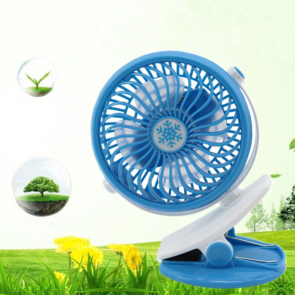 Mini Stumm Clip Fan Wiederaufladbare Stille 4 Klingen Baby Kinderwagen Fans Tragbare Luftkühlung 3 Geschwindigkeiten Schreibtisch USB Fan mit USB Ausgang