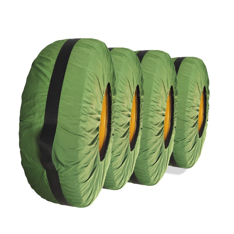 4 Stuks Auto Auto Cover Band Reservewiel Cover Band Opbergtas Voertuig Wiel Protector