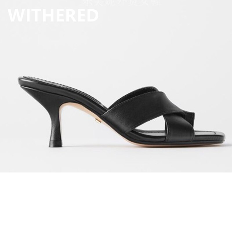 Dave & Di Nieuwkomers Schoenen Muilezels Engeland Office Lady Casual Muilezels Hakken Schoenen Vrouw Schoenen Vrouwen Vrouwen Schoenen slippers Vrouwen: 35