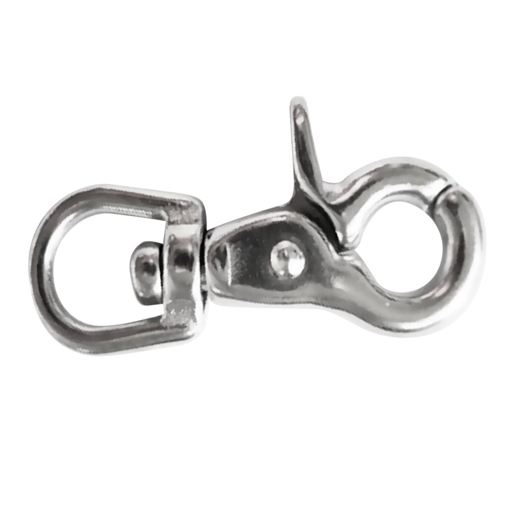 65mm Stainless Steel Round Eye Swivel Trigger Clasp Snap Hook Dog Chain Clip