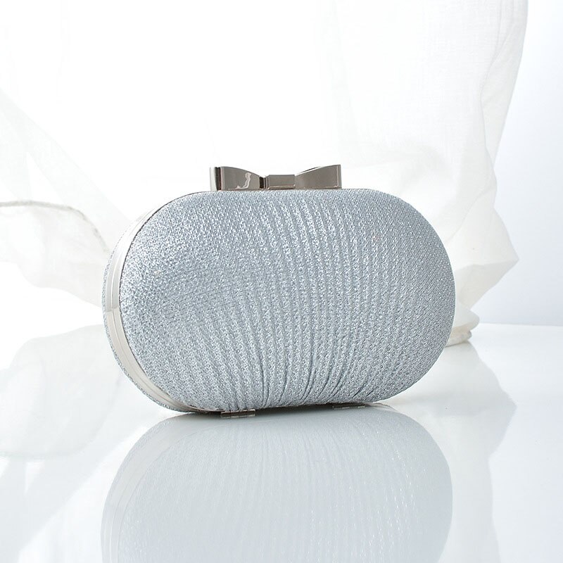 Bolsa de mão feminina com corrente para casamento, bolsa de mão elegante com strass em formato de ovo para noite e ombro (si