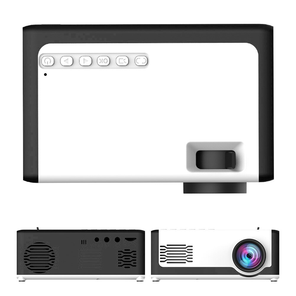 M1 Portable Mini LED Projector 1080P HD HDMI USB AV Pocket Home Theater Media Player 100-240V proyectores