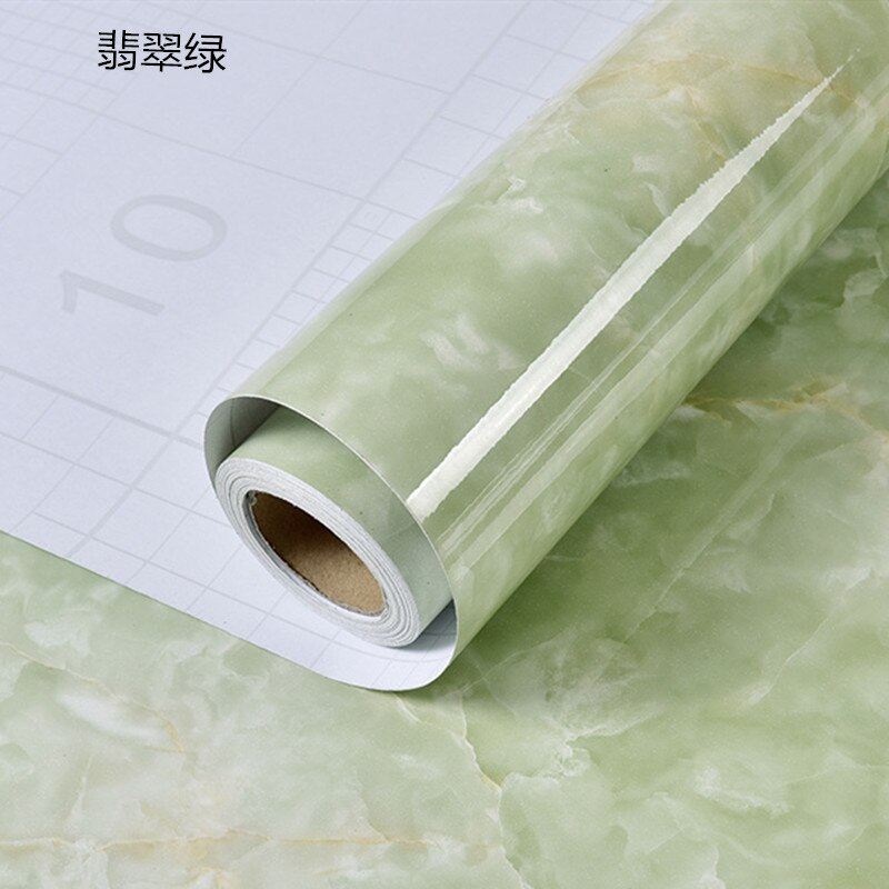 Marble Wall Sticker Waterproof PVC Self Adhesive Wallpaper Heat Resistant Kitchen Countertops Table Furniture Cupboard Wallpaper: 9433-D