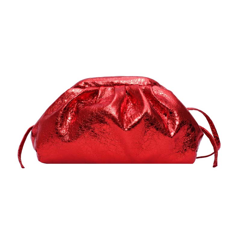 Bolso de bandolera Simple para mujer, Retro, novedad de , bolso de hombro tipo bandolera con nubes a la para mujer, bolso de mano tipo Clutch: Rojo