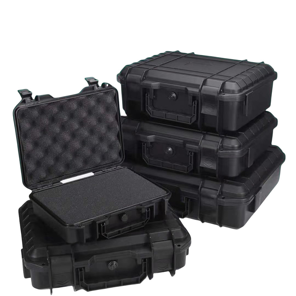 1pc waterdichte harde draagtas tas gereedschapskoffer met voorgesneden spons opbergdoos veiligheidsbeschermer organisator hardware gereedschapskist impact