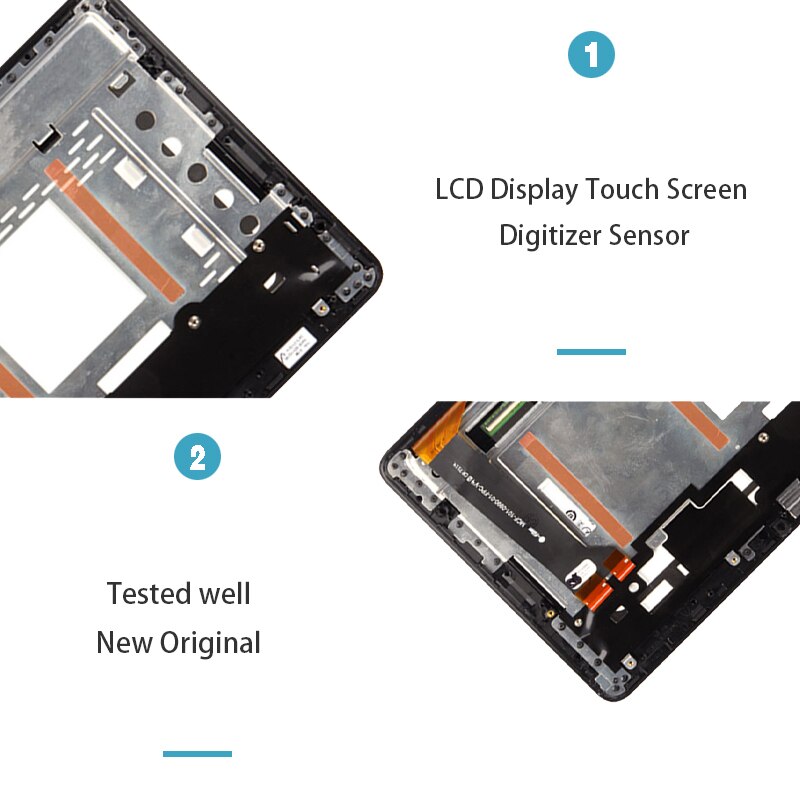 Novo para asus memo pad 10 me102 me102a k00f MCF-101-0990-01-FPC-V4.0 display lcd digitador da tela de toque assembléia com quadro