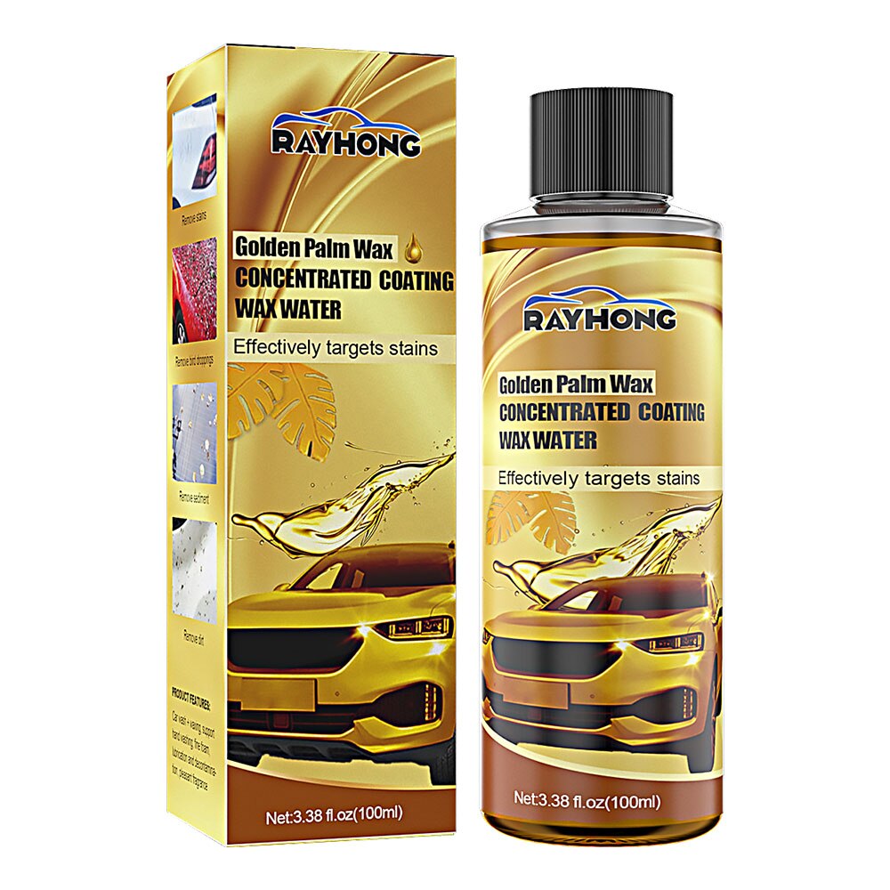 Car Wash Wax Foam Cleaner Carnauba Wax 3 in 1 Ceramic Coating Car Wax Polish Top Coat Polish Paint Sealant: Default Title