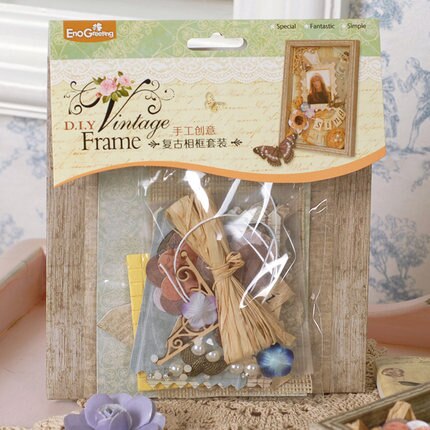 Eno Groet DIY Vintage Frame Set, Goedkope Papier Fotolijst Bureau Fotolijst: MVF03