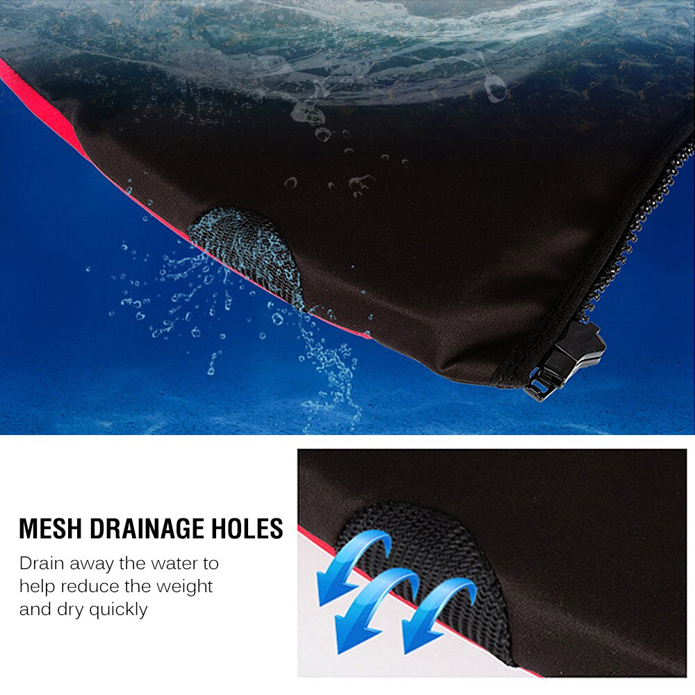 Water Sports Life Jacket Buoyancy Life Saving Safety Vest with Drainage Holes Adults Fishing Boating Kayaking Surfing Swimming