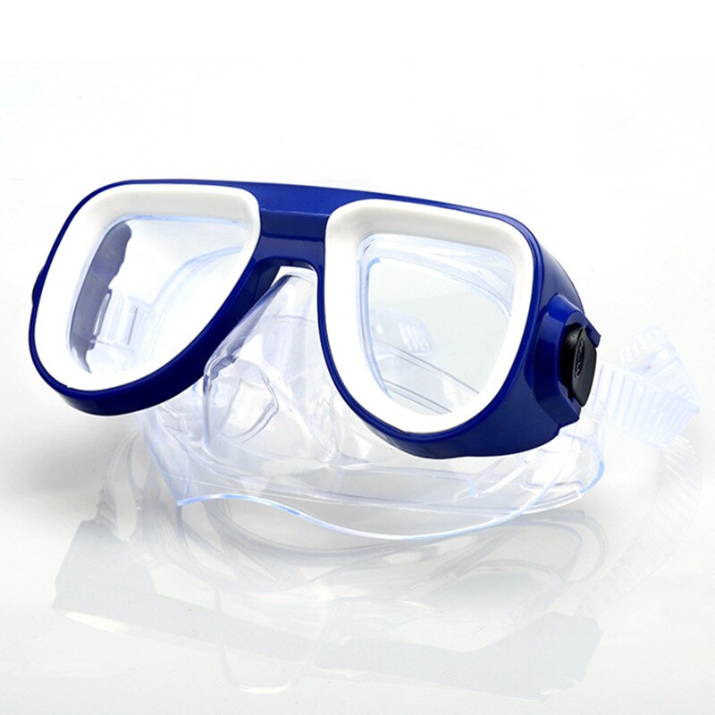 Dykmask snorkel för barn anti-fogglasögon med snorkelglasögon rör justerbar rem för barn simmask