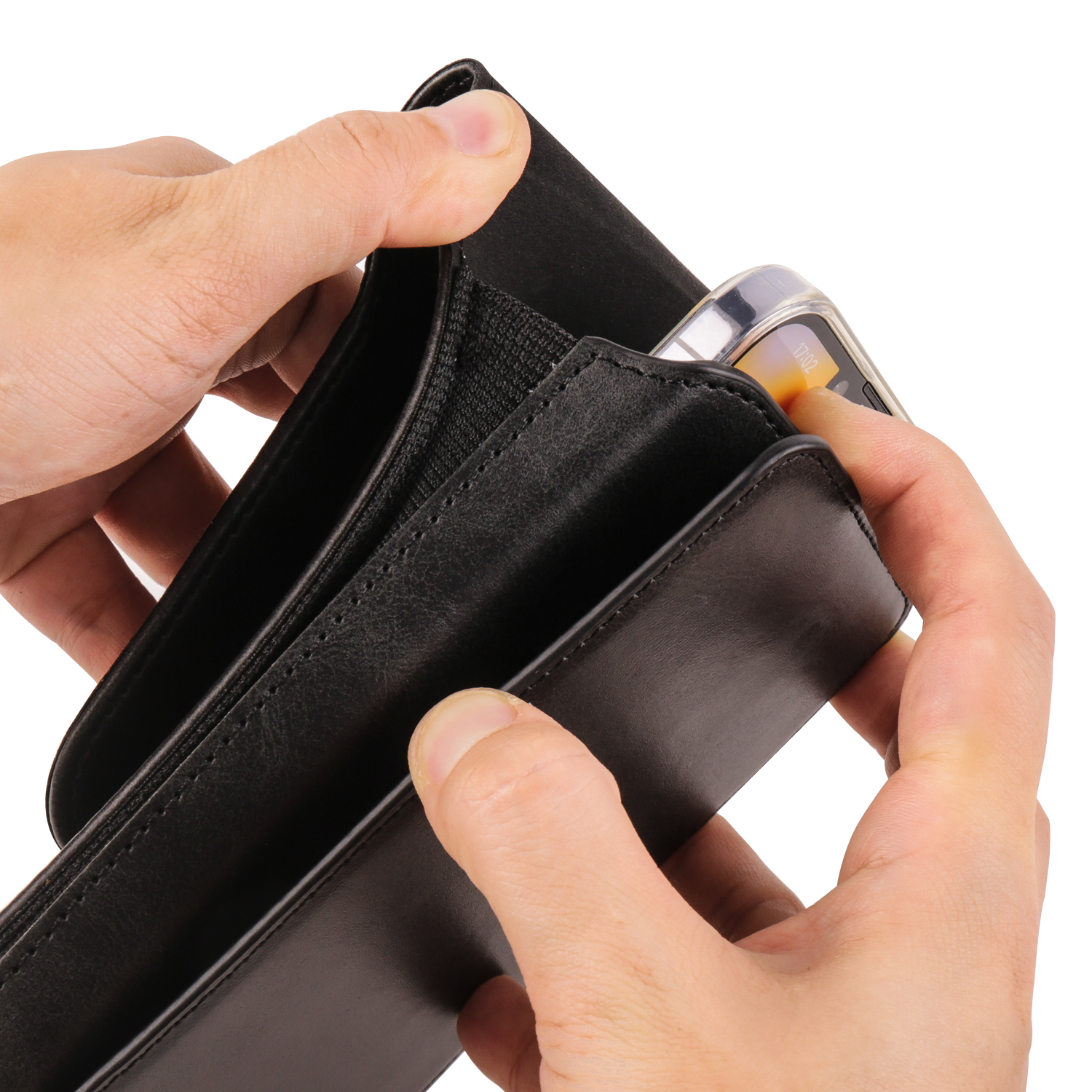 Koe Lederen Flip Riemclip Telefoon Case Mannen Heuptas Houder Voor iPhone 17 16 15 14 13 12 11 Pro Max 7 8 Plus Holster Pouch Cover