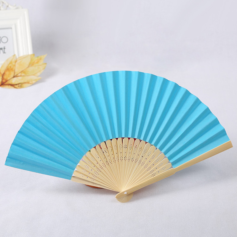 Blank Paper Bamboo Folding Fan DIY Calligraphy Painting Drawing Fan Artist Tool Christmas Birthday Party Give For Friend: 05