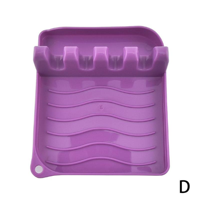 Multifunctional Soup Spoon Pad Pot Cover Bracket Non-slip Heat-resistant Suitable for Shovel Spoon Pliers Kitchen Gadgets: D