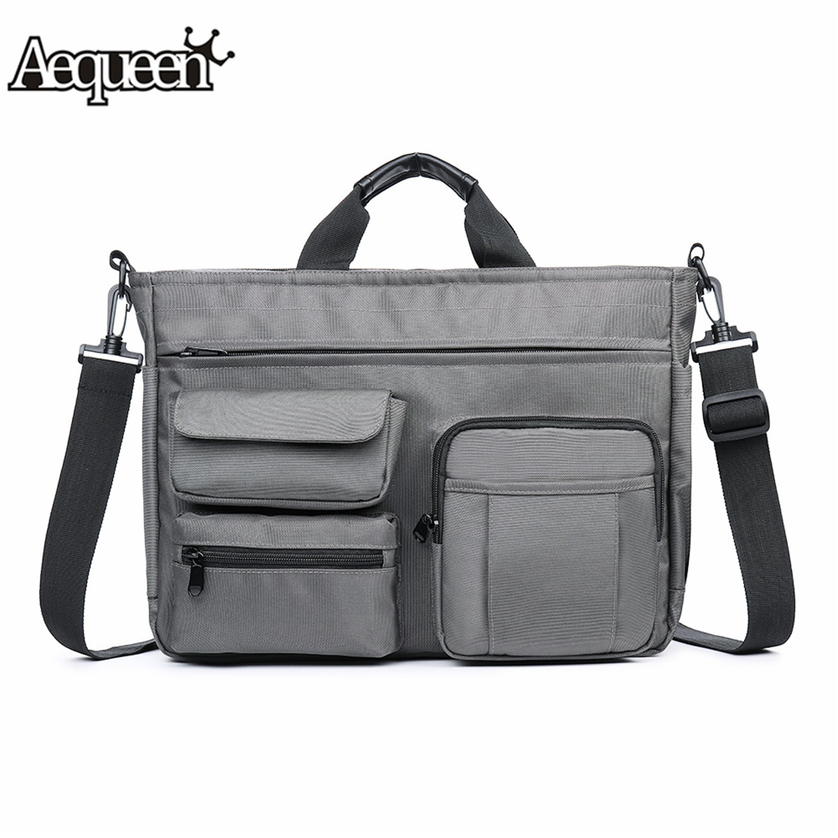 Business Laptop Bag 15-inch - Waterproof Nylon Briefcase for Men & Women - Travel Office Tote