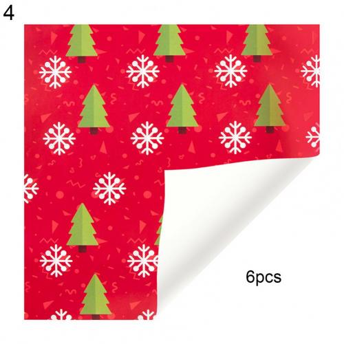 Bibułka prezentowa drukowane papiery rzemieślnicze kolorowy świąteczny doskonały papier pakowy w jasnym kolorze: 4