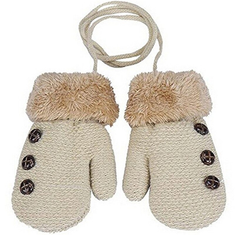 2022 schöNe Winter freundlicher s betroffen Geschmack Fäustlinge Doppel Verdickung Warme Handschuhe freundlicher Junge/Mädchen Plüsch Manschetten Pelz Wolle handschuhe