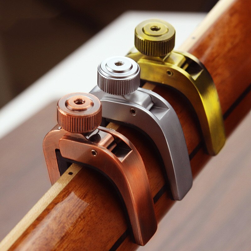 Guitar Capos Electric Acoustic Guitar Capo Bass Violin Ukulele Capotraste Single-handed Tune Clamp Trigger - 3 Colors Metal Capo