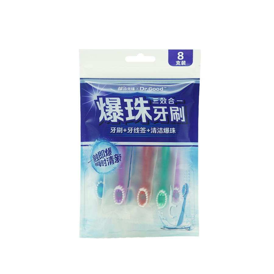 Brosse à dents Portable 5 en 1, fil dentaire 8/16 pièces pour nettoyage buccal ng, brosse à dents jetable pour adultes en voyages d'affaires: Autre