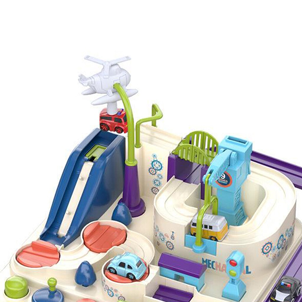 Manual Control Car Adventure Toys Puzzle Race Track Playsets Engineering Toy