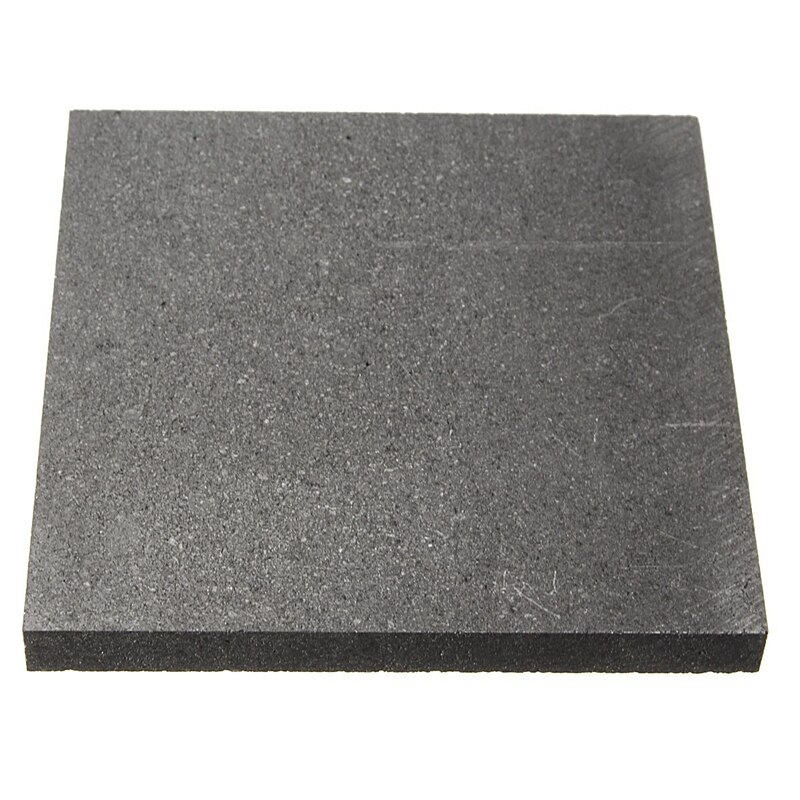 Plaque Rectangle d'électrode de bloc de Graphite pur 100*100*10mm 99.9%