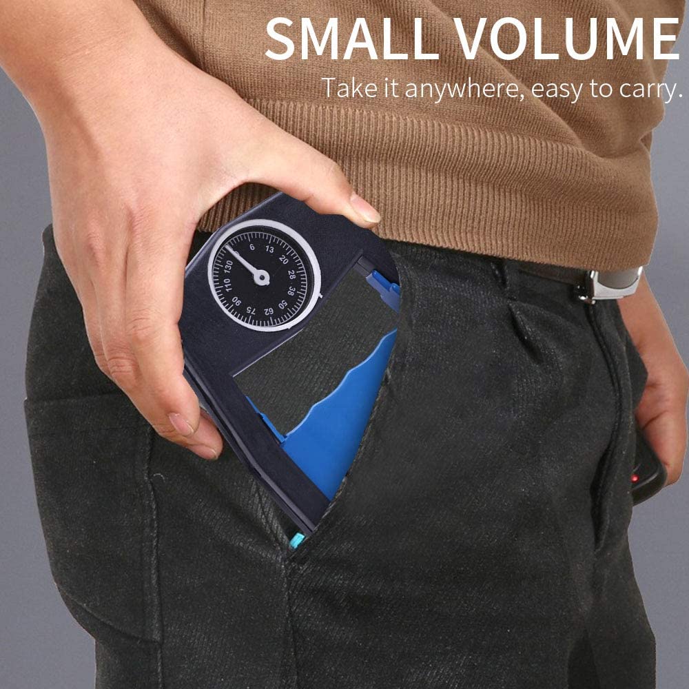 287lbs/130kg Hand Grip Power Measurement Grip Strength Dynamometer Ergonomics Force Gauge for Hand Exercises