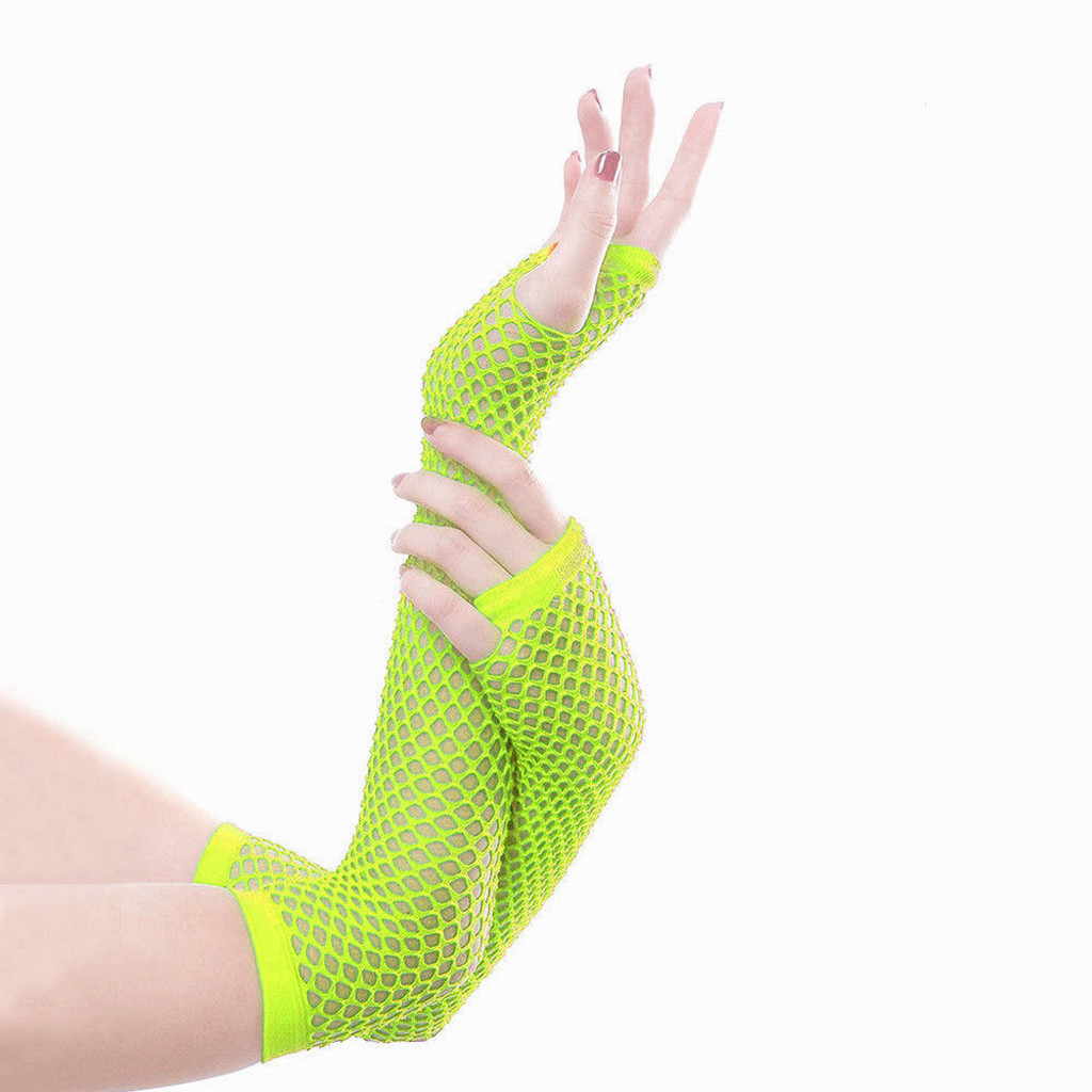 Käsineet kesä naisten pitkät verkkosukat kynsikkäät juhlakäsineet guantes luvas 8 w 1: Gn