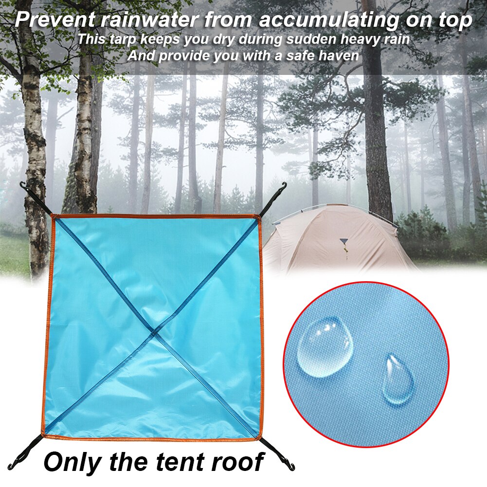 Toldo de playa para pícnic, Anti UV de viaje, impermeable, cubierta de techo, refugio solar, exterior, Camping, lluvia, carpa ligera, lona