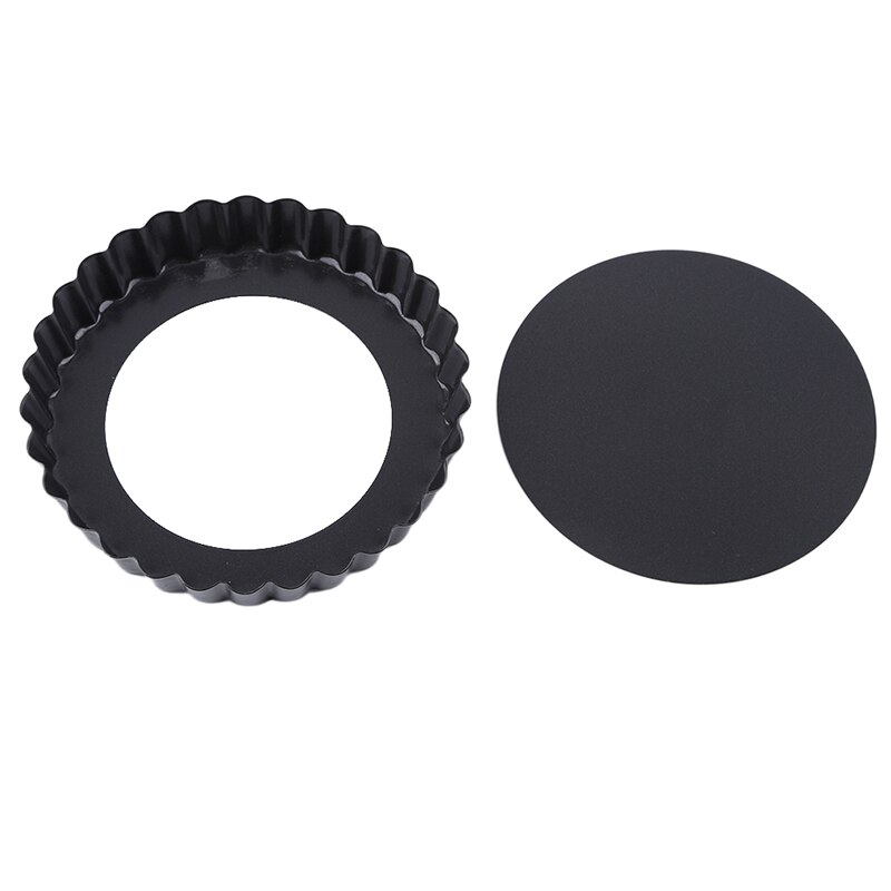 Non-Stick Tart Flan Pan Molds Pie Pizza Cake Round Mould Removable Loose Bottom Fluted Heavy Duty Pie Pan Bakeware