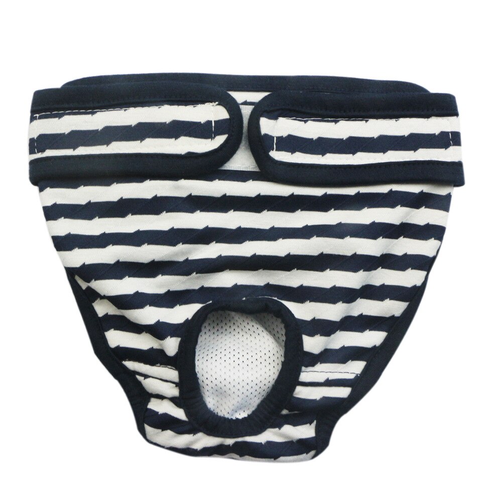 Couches pour hommes et femmes, sous-vêtements menstruels, culottes hygiéniques réutilisables pour petits chiens, pour la stimulation des règles: Blue / L