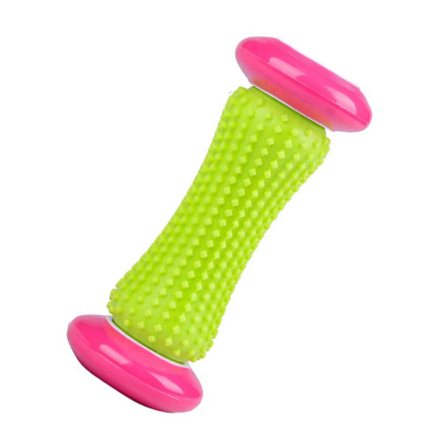 Rodillo de masaje de pies para aliviar la fascitis Plantar y el dolor del arco del pie del talón, masajeador de reflexología para espalda, pierna, mano, relajación muscular: Naranja