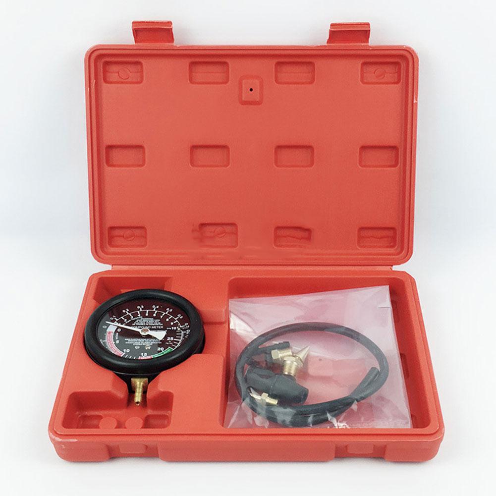 Medidor de presión de vacío para motor de coche, medidor de presión de vacío de motor de coche de alta precisión para sistema de combustible, herramienta de prueba de fugas de sello con cajas