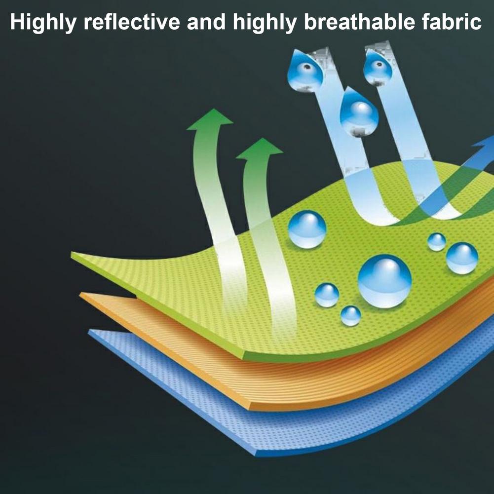 LED Running Reflective Vests Elastic Safe Night Riding Clothing