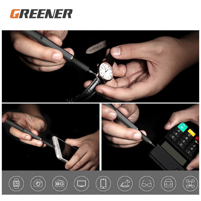 GREENER 63 In 1 Screwdriver Set Magnetic Screw Driver Kit Bits Recision Electric Xiaomi Iphone Computer Tri Wing Torx