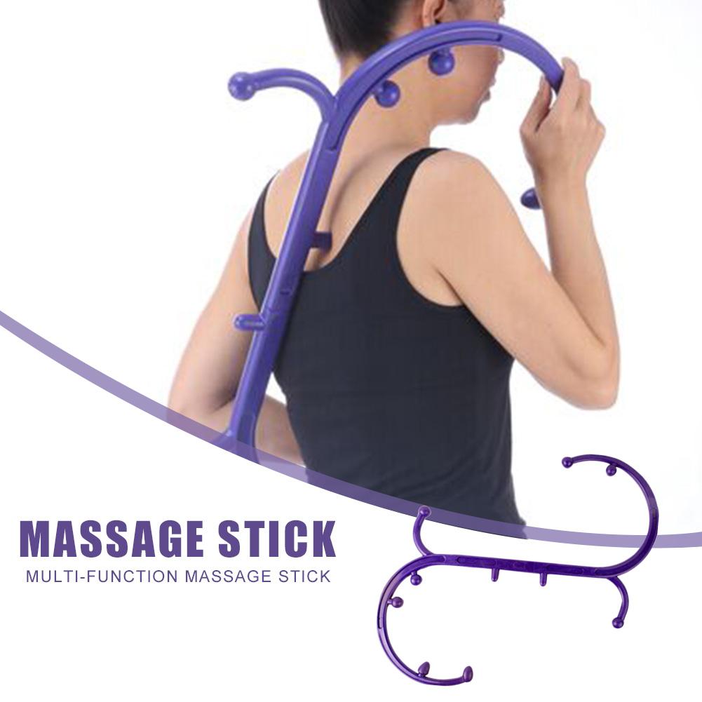 Trigger Punt Zelf Massage Stok Haak S Type Draagbare Afneembare Body Spier Hals Relief Manuel Trigger Point Massager Stick